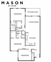 3 Bedrooms, 3 Bathrooms 421-308 421-308 floor plan